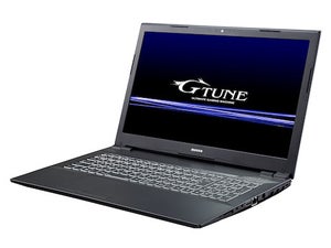 G-Tune、第9世代Intel CoreとGTX 1650を搭載した15.6型ノートPC