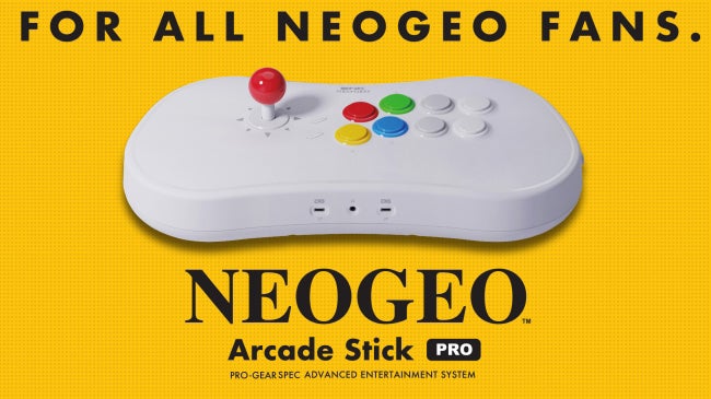 アケコンとしても使える の格闘ゲームを収録した Neogeo Arcade Stick Pro マイナビニュース