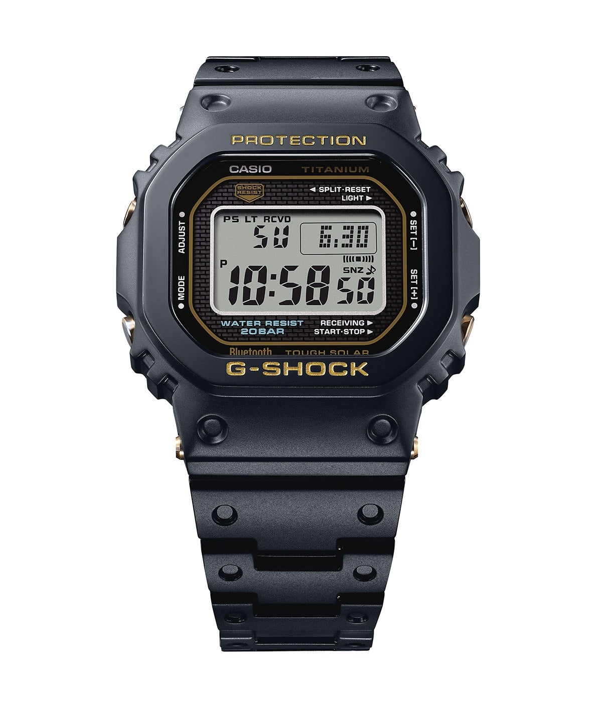 最前線の 初代G-SHOCKのメタルバンド青枠 DW-5000BL-2JR G-SHOCK ...