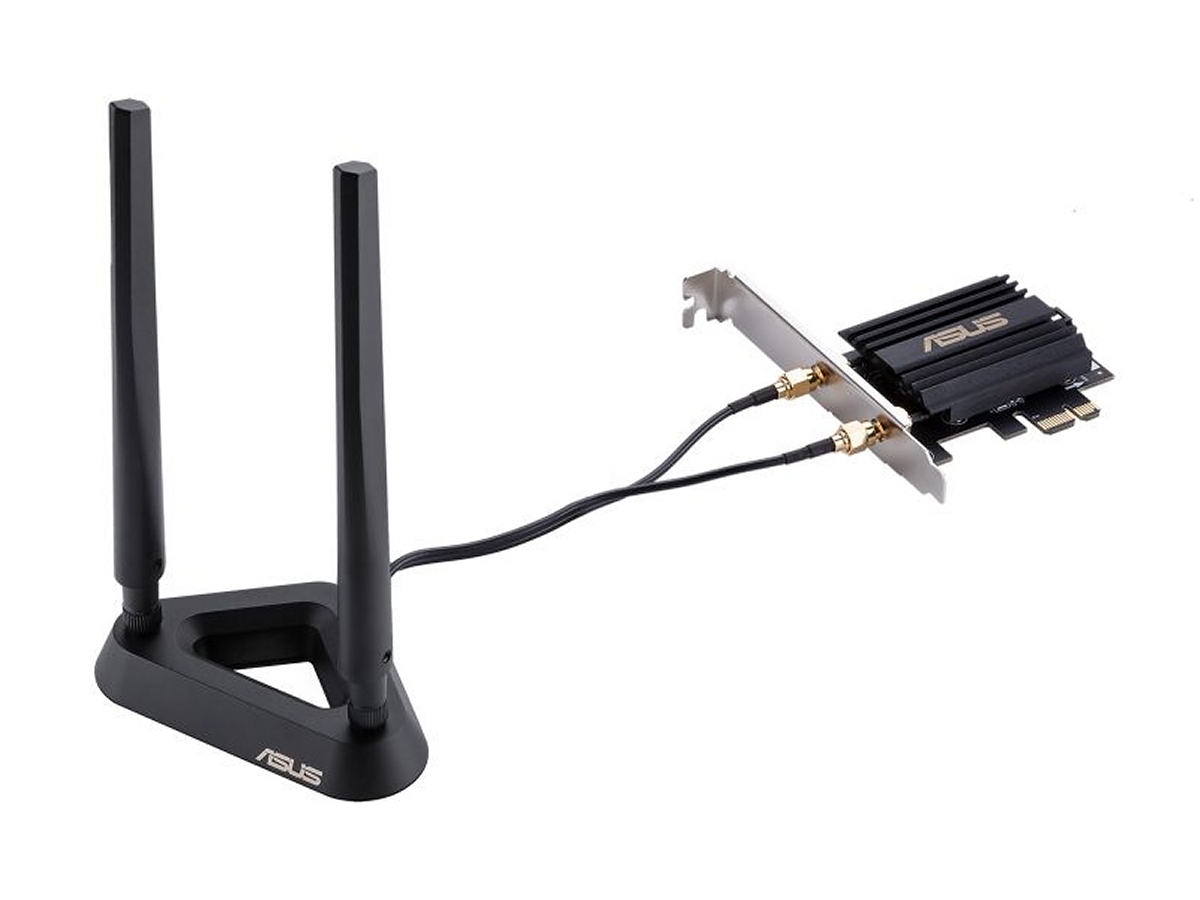 ASUS、Wi-Fi6とBluetooth 5.0に対応したPCIe x1拡張カード子機
