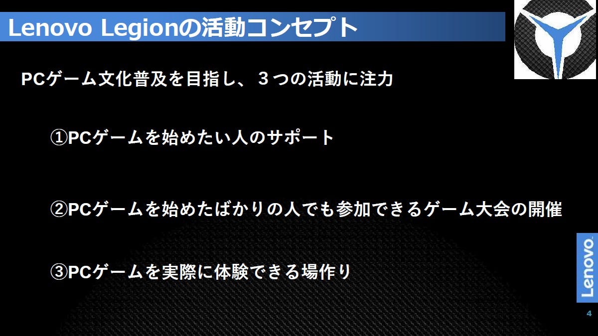 レノボ Legion 東京ゲームショウ