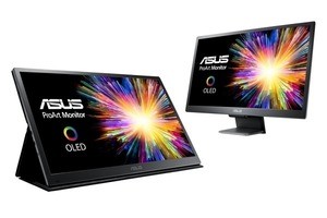 21.5型4K有機ELのモバイルディスプレイ