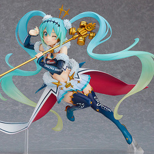 かんざきひろ氏のイラストを元にレーシングミクをフィギュア化