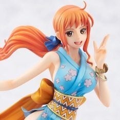 忍装束は桜の模様「ONE PIECE」新米くノ一・おナミのフィギュア、颯爽