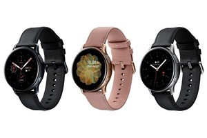 SSケースとレザーバンドのスマートウォッチ「Galaxy Watch Active2」