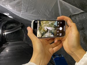 iPhone 11 Pro Maxで大型低温重力波望遠鏡KAGRAとカミオカラボを撮ってみた