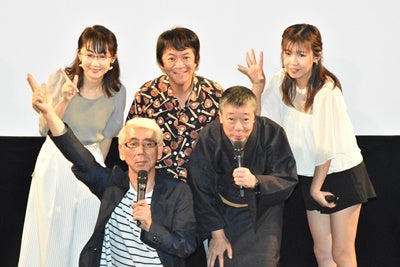 河崎実監督最新作 ロバマン 完成披露イベント開催 主演の吉田照美が68歳のヒーローに変身 1 ロバマン イベントであの名セリフも マイナビニュース