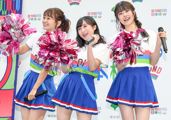 「BEYOND FES 日本橋」AKB48チーム8がオープニングセレモニーに登場