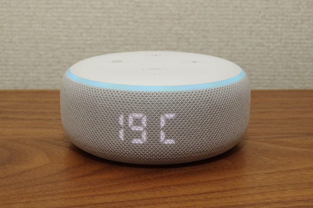 Amazon Echo Echo Dot with Clock