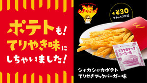 史上初! マックのシャカシャカポテトにてりやきマックバーガー味が登場