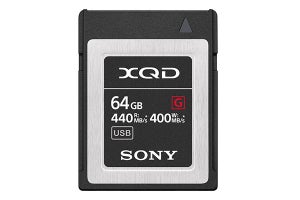 ソニー、頑丈なXQDカードに64GBモデル - 落下や曲げにも強いタフ仕様