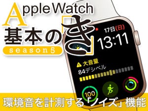 Apple Watch基本の「き」Season 5 - 環境音を計測する「ノイズ」機能