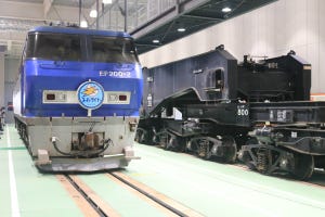 京都鉄道博物館でJR貨物EF200形とシキ800形のお別れセレモニー開催