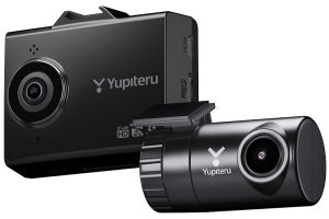ユピテル、高感度・高画質撮影が可能な前後2カメラ仕様のドラレコ