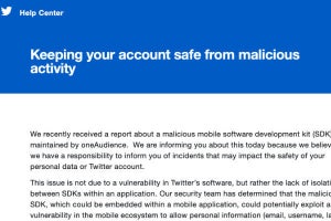 TwitterやFacebookと連携する一部アプリが個人データを盗み取る可能性