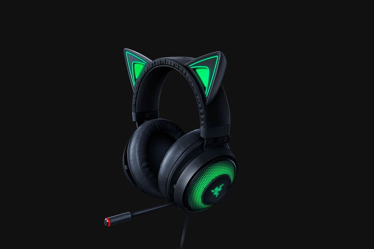 Razer ネコミミ Razer Kraken Kitty 含む4つのゲーミングヘッドセット マイナビニュース