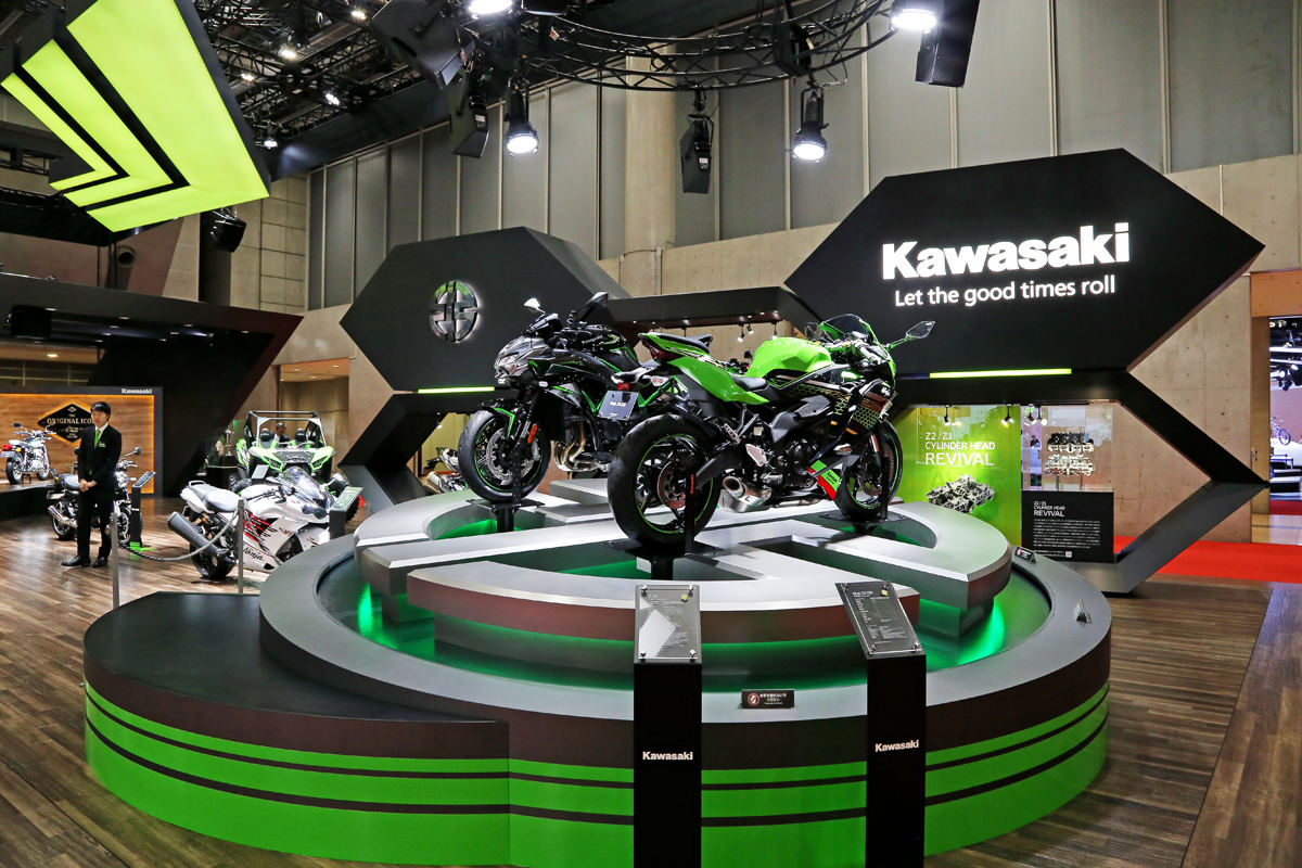 東京モーターショー2019のカワサキブース