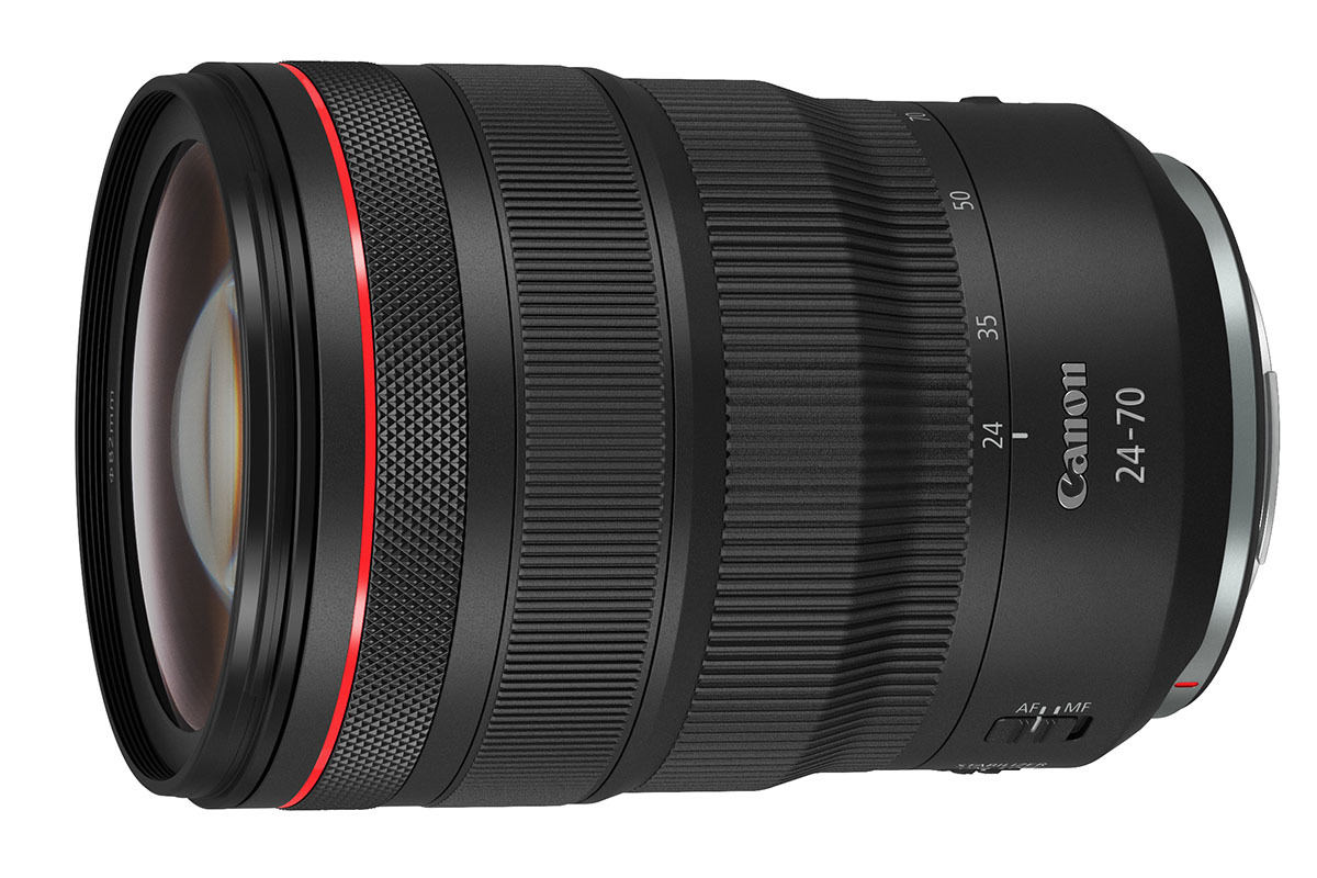 キヤノンのフルサイズミラーレス「EOS R」シリーズ用の標準ズームレンズ「RF24-70mm F2.8 L IS USM」