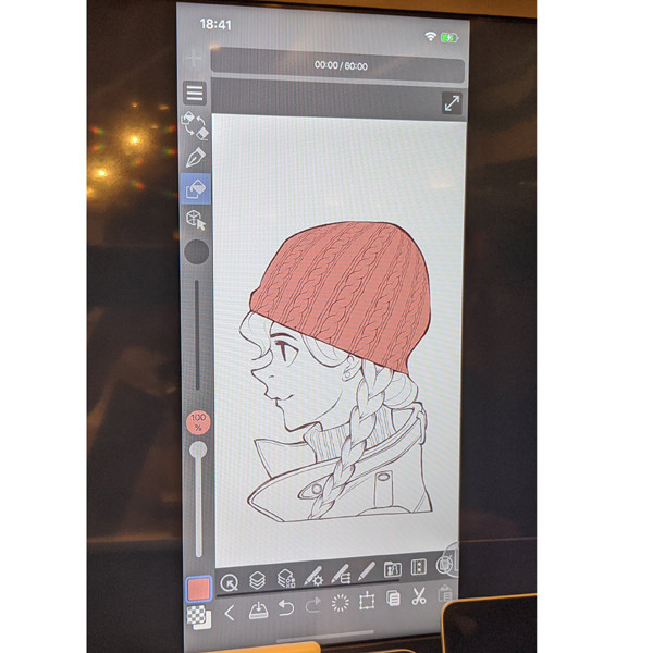 指で本格的に描けるiphone版クリスタ 月額100円から 毎日1時間の無料利用も マイナビニュース