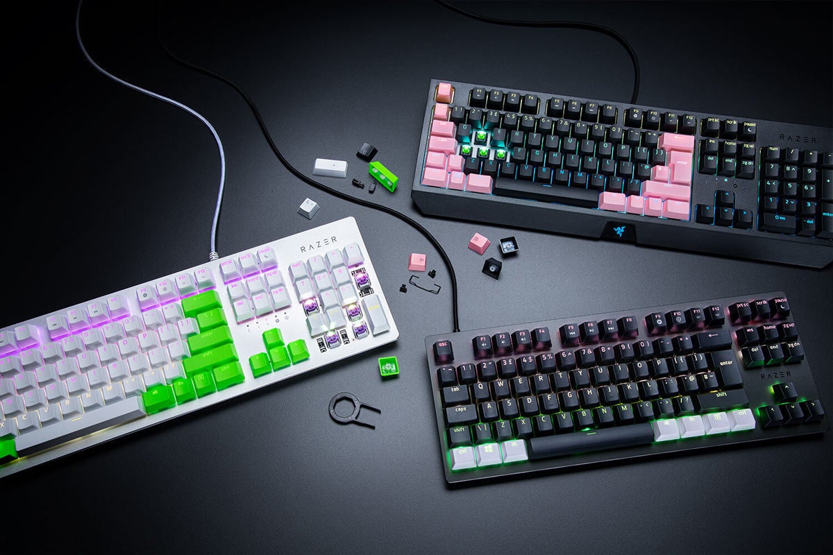 Razer 2層素材構造のpbt製キーキャップ マイナビニュース