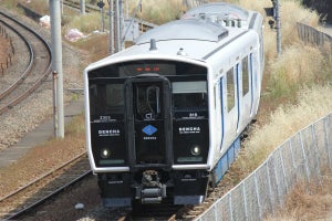 JR九州、香椎線のBEC819系「DENCHA」で自動列車運転装置の走行試験