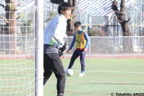 徳島市立 高さとフィジカルを兼ね備えた注目のgk 共闘望む 小次郎くん の存在とは 高校サッカー選手権 マイナビニュース
