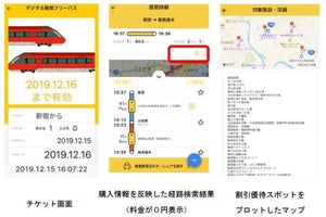 小田急電鉄、MaaSアプリ「EMot」で「デジタル箱根フリーパス」発売