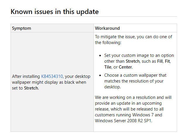 Windows 7の 壁紙が消える 問題 サポート終了に伴う有償対応では