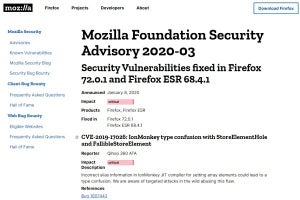 Firefoxの脆弱性を悪用した攻撃確認、すぐにアップデートを