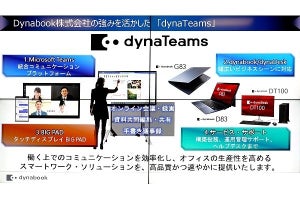 Dynabook＋マイクロソフト＋シャープが「dynaTeams」で働き方を変える