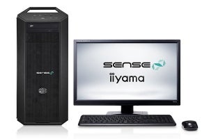 iiyama PC、AMD Radeon RX 5500 XT搭載のゲーミングデスクトップPC