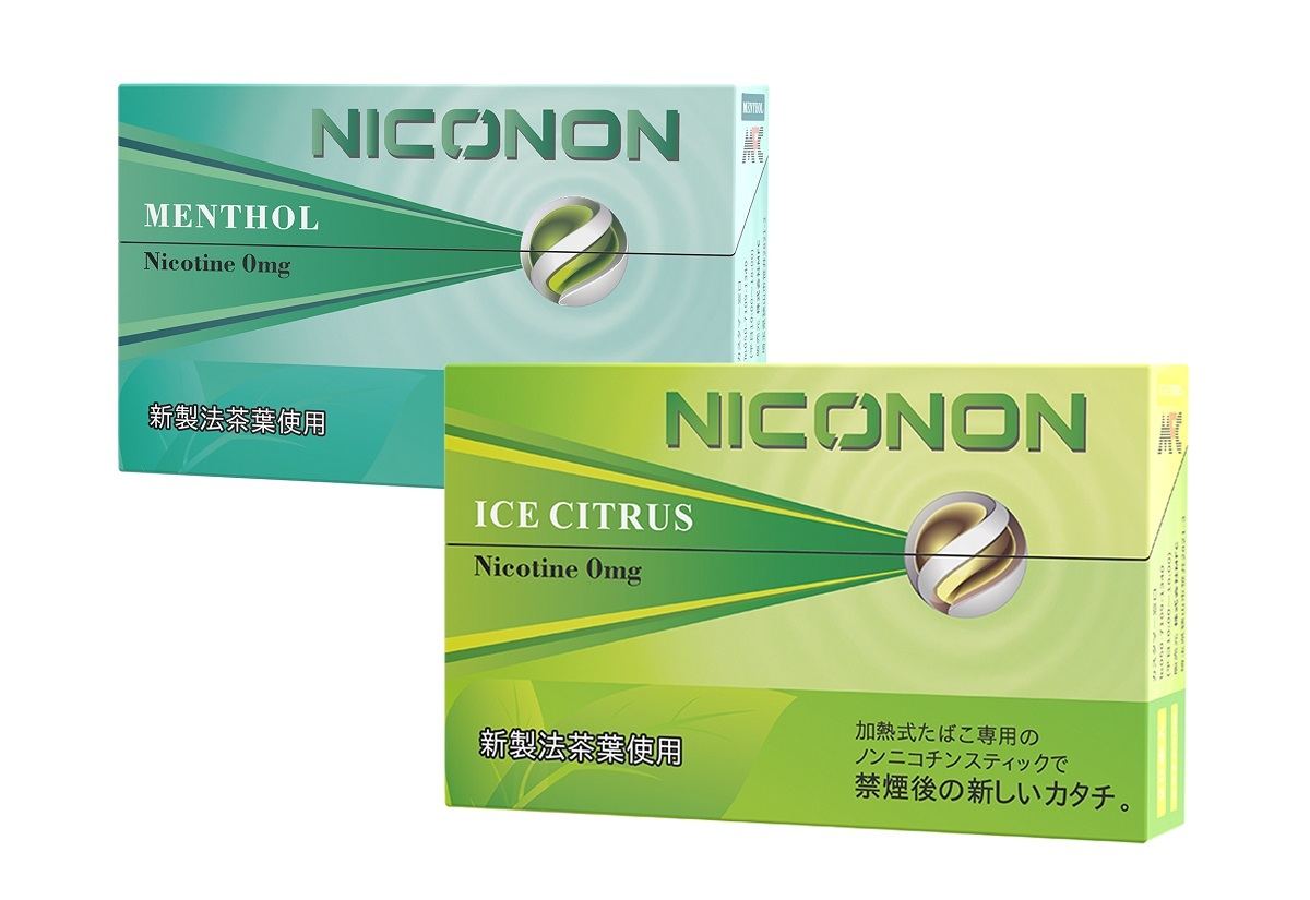 日本人向け厳選茶葉を使用した加熱式タバコ専用ノンニコチンスティック「NICONON」