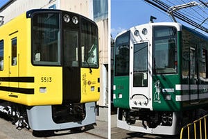 阪神電気鉄道、武庫川線に5500系改造「タイガース号」「甲子園号」