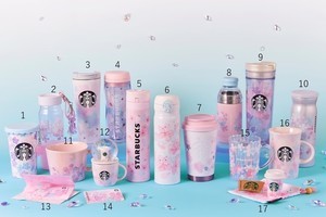 スタバ限定「SAKURA」グッズ第2弾 - さくらの透明感が輝く全17種を発売