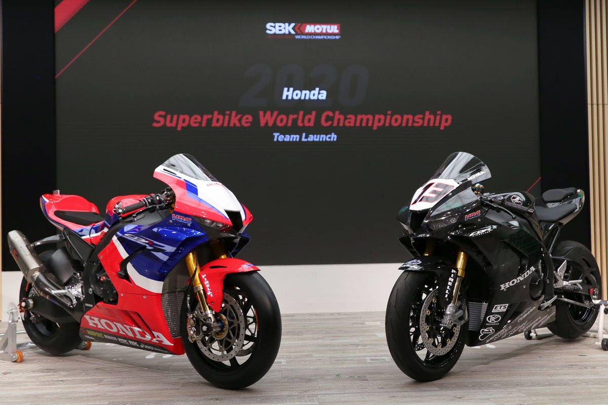 ホンダがfimスーパーバイク世界選手権の参戦車両を公開 マイナビニュース