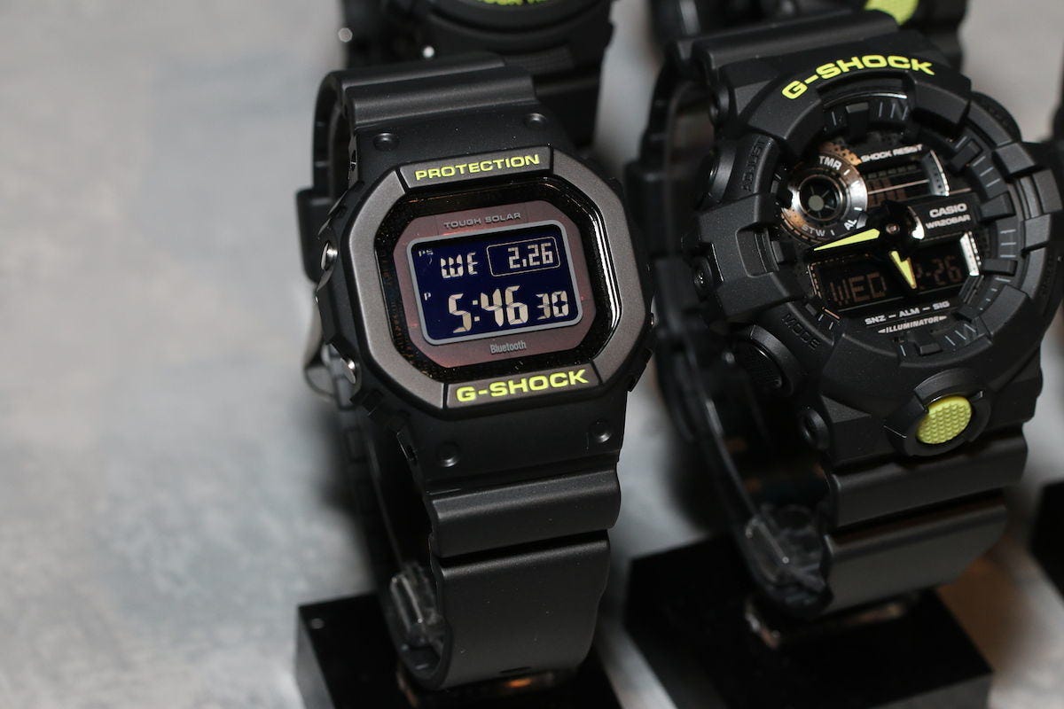 カシオ2020年春夏の時計新製品発表会 G Shock ニューカラー コラボ