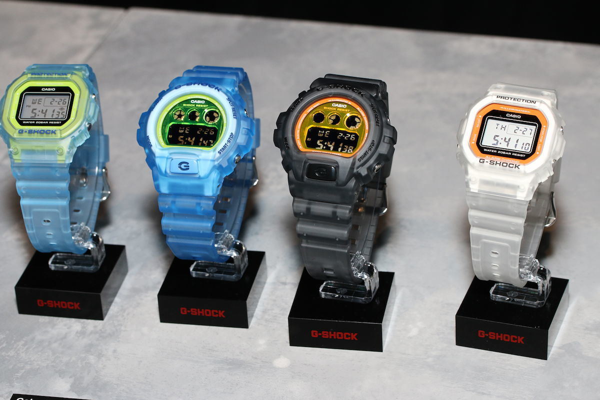 DW-6900LS-2JF(ブルー・スケルトン)「G-SHOCK Color Skeleton Series