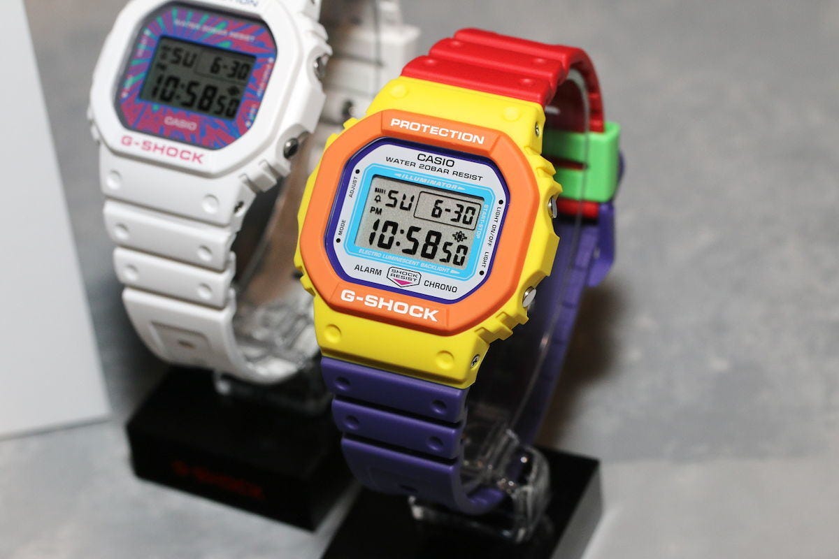 カシオ2020年春夏の時計新製品発表会・「G-SHOCK ニューカラー＆コラボ 