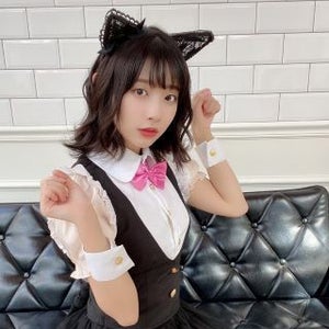 アイドル兼コスプレイヤーの水湊みおが黒猫コスプレ公開