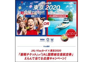 東京2020観戦チケット・JAL国際線往復航空券が当たるキャンペーン開催