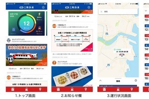三陸鉄道「さんてつアプリ」今年5月リリース、「三鉄応援機能」も
