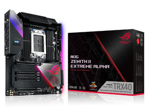 ASUS、OC向け強化版のAMD TRX40マザボ「ROG Zenith II Extreme Alpha」発表