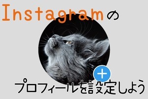 Instagramのプロフィールを設定する