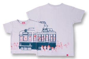 広島電鉄350形をデザイン、広島カープとのコラボTシャツ - OJICO
