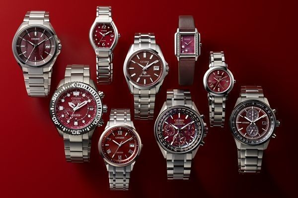 シチズン、情熱の赤で彩った「CITIZEN JOUNETSU COLLECTION」 | マイナビニュース