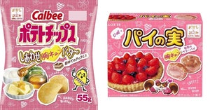 大手お菓子メーカー「カルビー×ロッテ」全5種のコラボ商品を新発売!