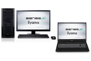 iiyama PC、3DCG制作入門向けの15.6型ノートとデスクトップPC