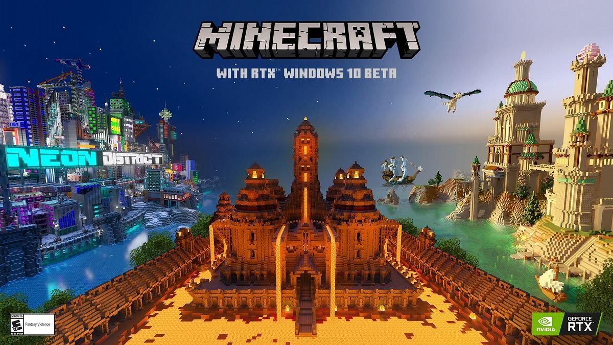Minecraftがレイトレに対応する Minecraft With Rtx B版公開 Nvidia マイナビニュース