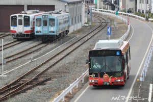 JR東日本、大船渡線BRT小友～盛間で5/11から日中時間帯に迂回運転