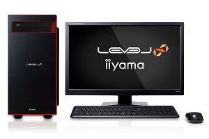 iiyama PC、10GBASE-T対応の有線LANを搭載したデスクトップPC